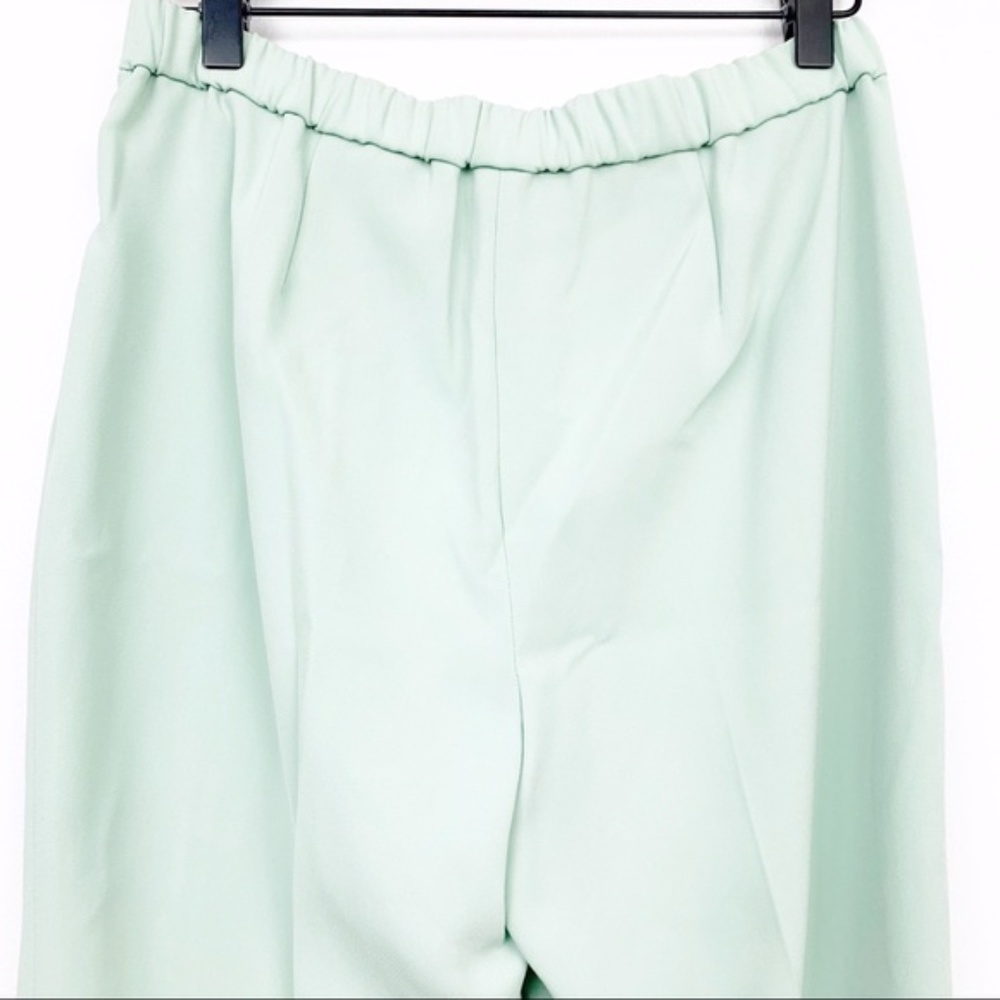 Theory Basic Pull On Pant Cropped Opal Green - image 8